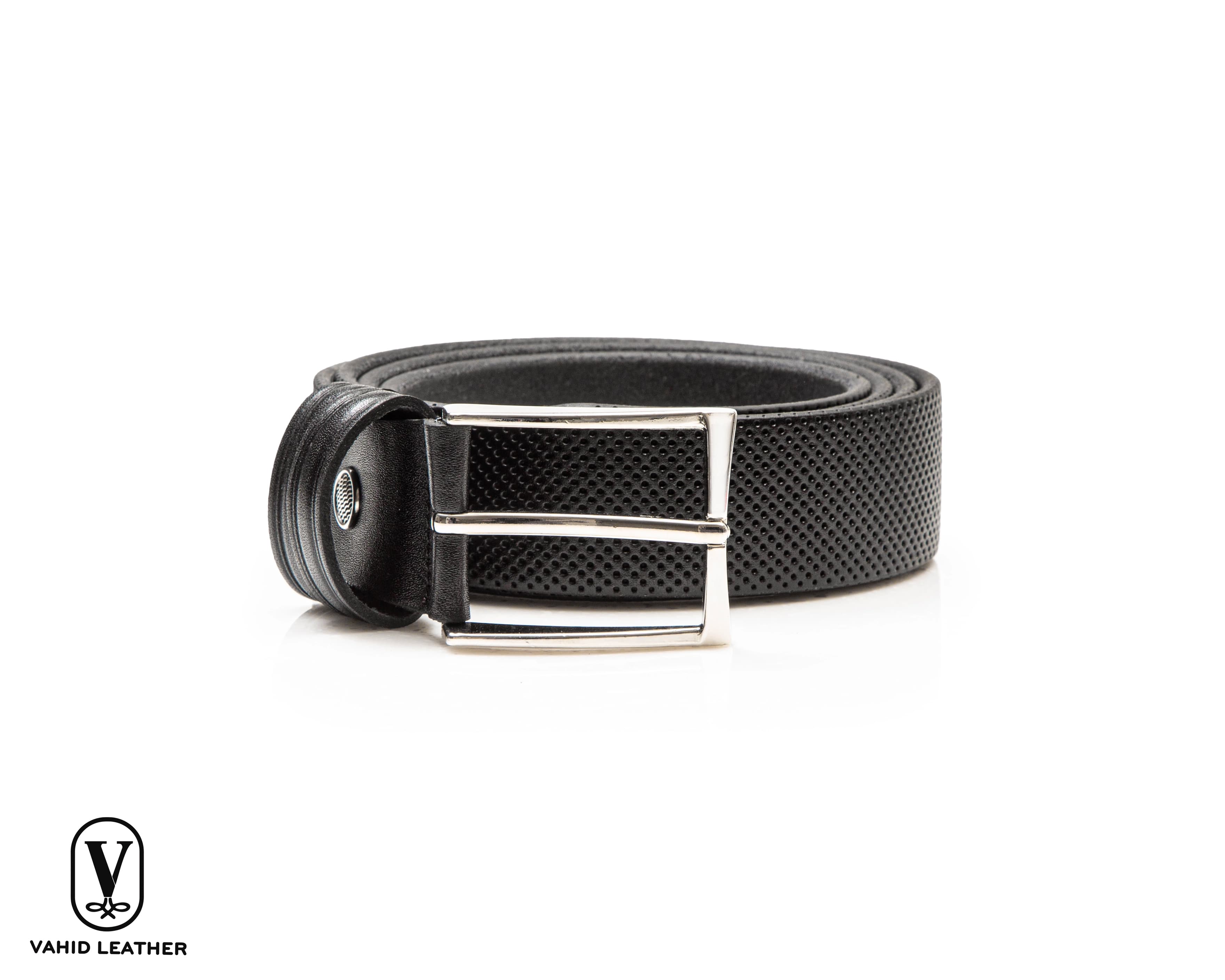 کمربند مردانه چرم 3.5 (کد 0061)