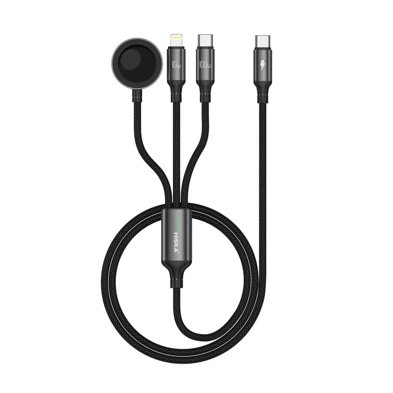 کابل تبدیل USB-C به لایتنینگ – WIRELESS هیسکا مدل LX-31 طول 1.2 متر