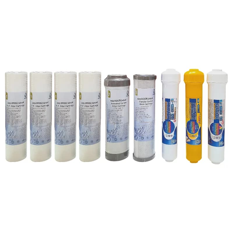 فیلتر دستگاه تصفیه آب نور مدل ارگونومی پلاس بسته 9 عددی