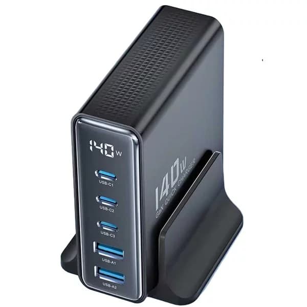 شارژر رومیزی توکی 140 وات مدل TCT140-22