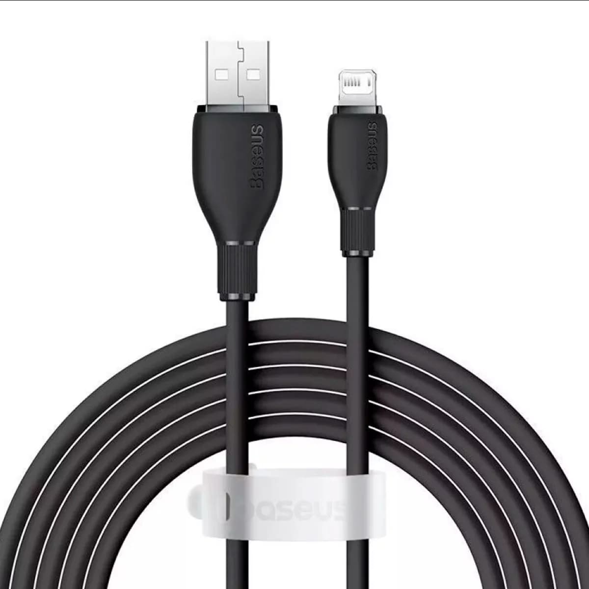 کابل لایتنینگ باسئوس Pudding Series مدل P10355700111 طول 1.2 متر