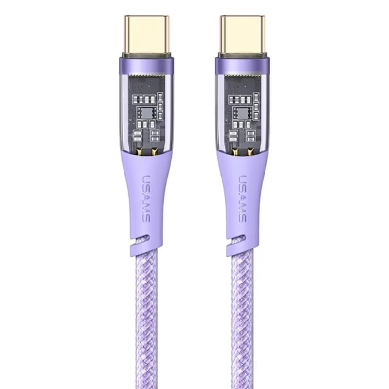 کابل دو سر تایپ سی یوسمز مدل US-SJ574 طول 1.2 متر