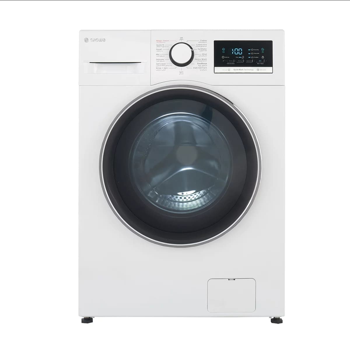 ماشین لباسشویی اسنوا سری آریان 8 کیلویی مدل SWM-A81W سفید