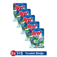 خوشبوکننده و ضدعفونیکننده توپی توالت برف پاور اکتیو رایحه کاج ۵ بسته 1 عددی