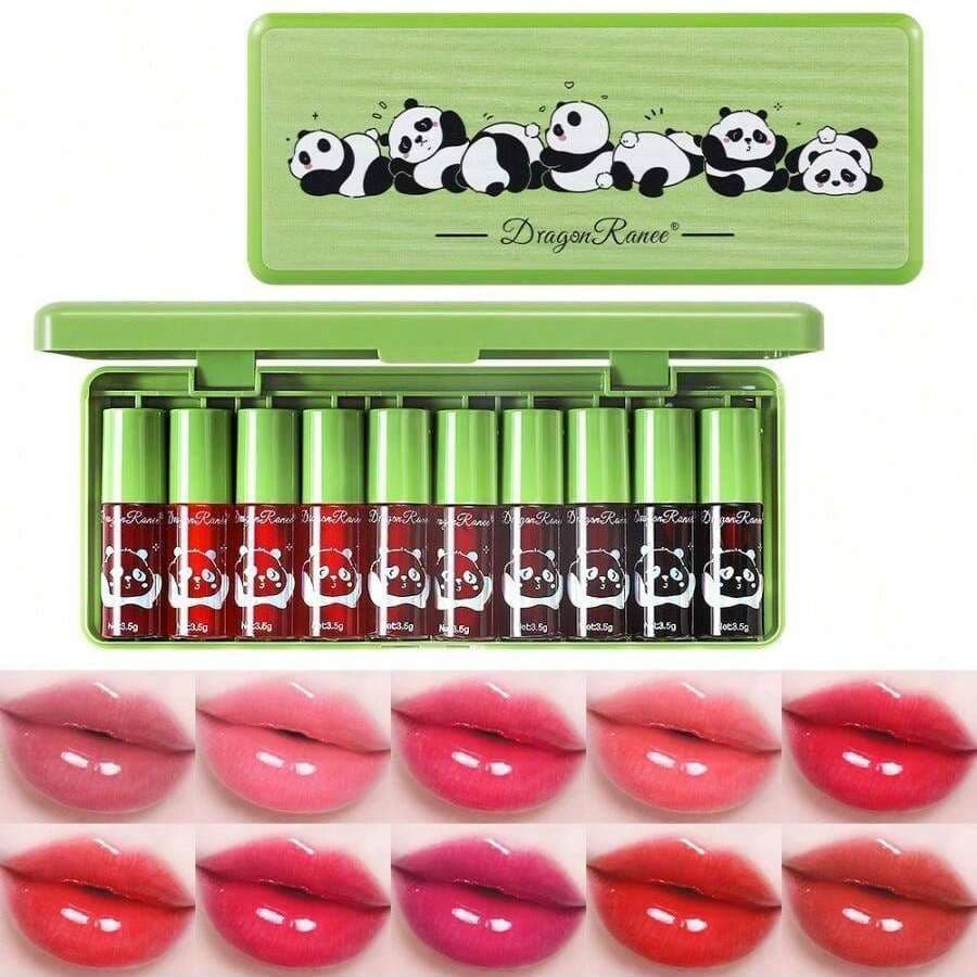 پک تینت لب 10 عددی DR148 پاندا DRAGON