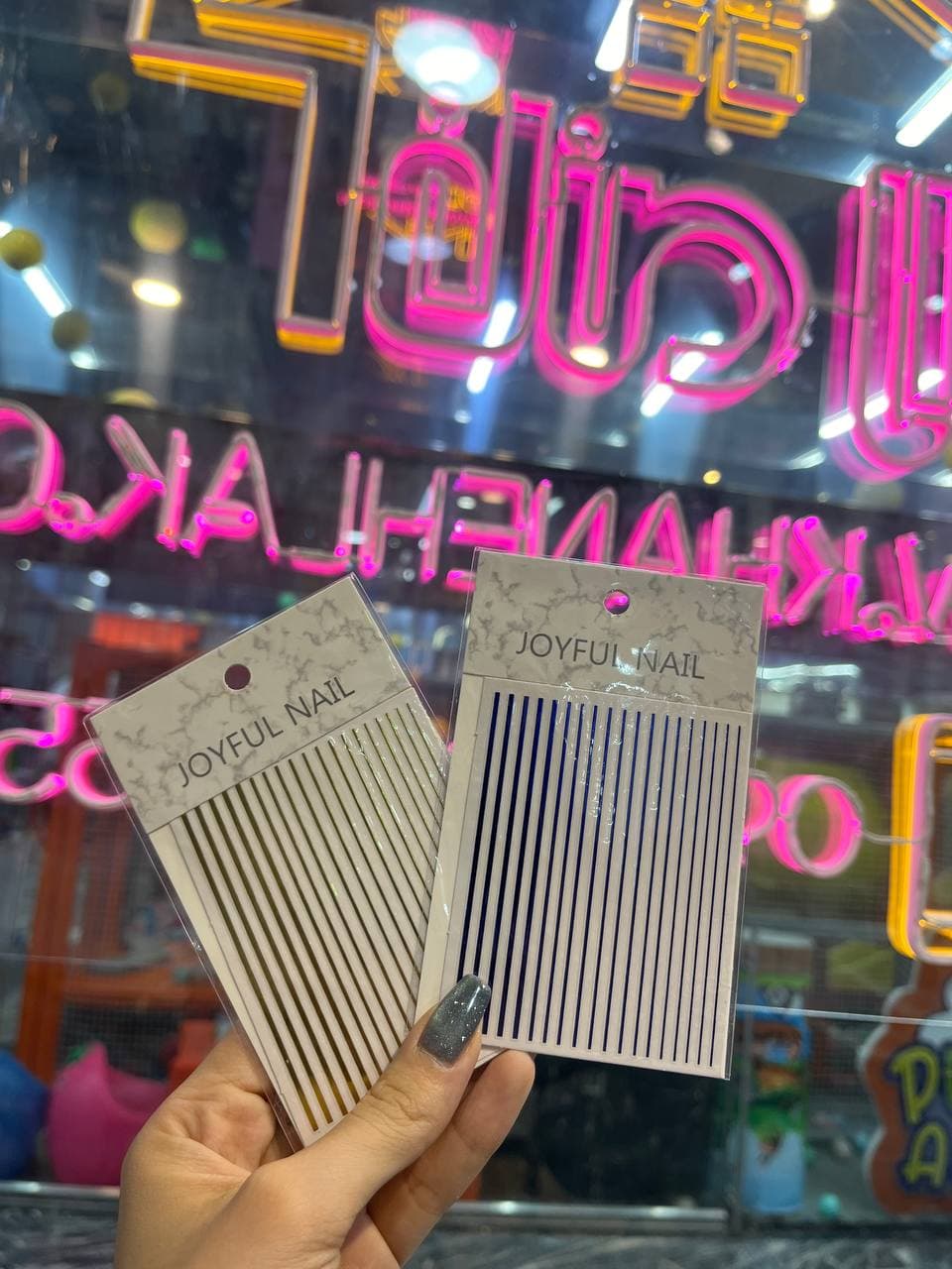 نوار دیزاین ناخن منعطف رنگبندی مختلف دونه ای Dxeliy