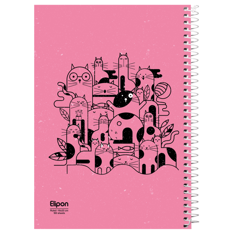 دفتر مشق 100 برگ الیپون کد 2413236