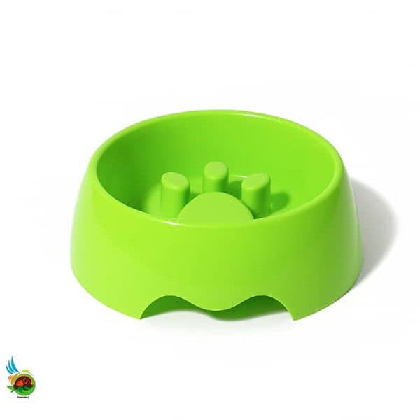 ظرف غذای آرام خور سگ و گربه طرح پنجه