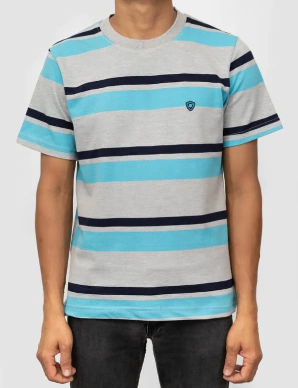 تیشرت مردانه یقه گرد راه راه