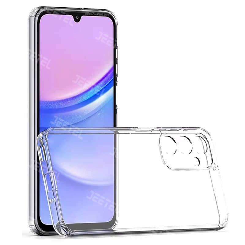 قاب گوشی Samsung Galaxy A15 مدل ژله ای محافظ لنزدار