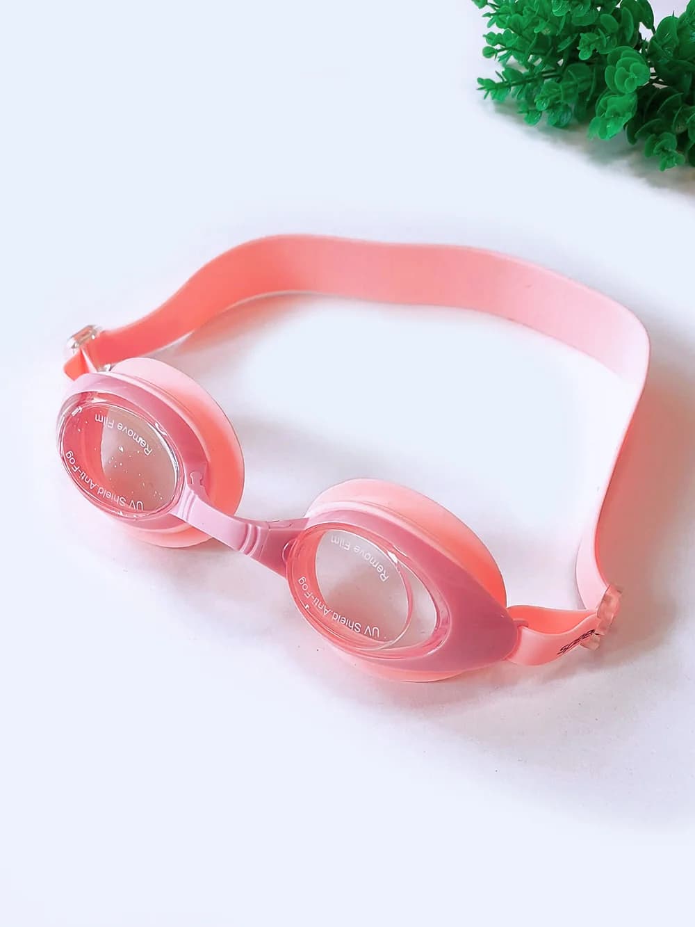 عینک شنا دخترانه بچگانه نارنجی اسپیدو ( Speedo ) با ۳ پل بینی برای استخر