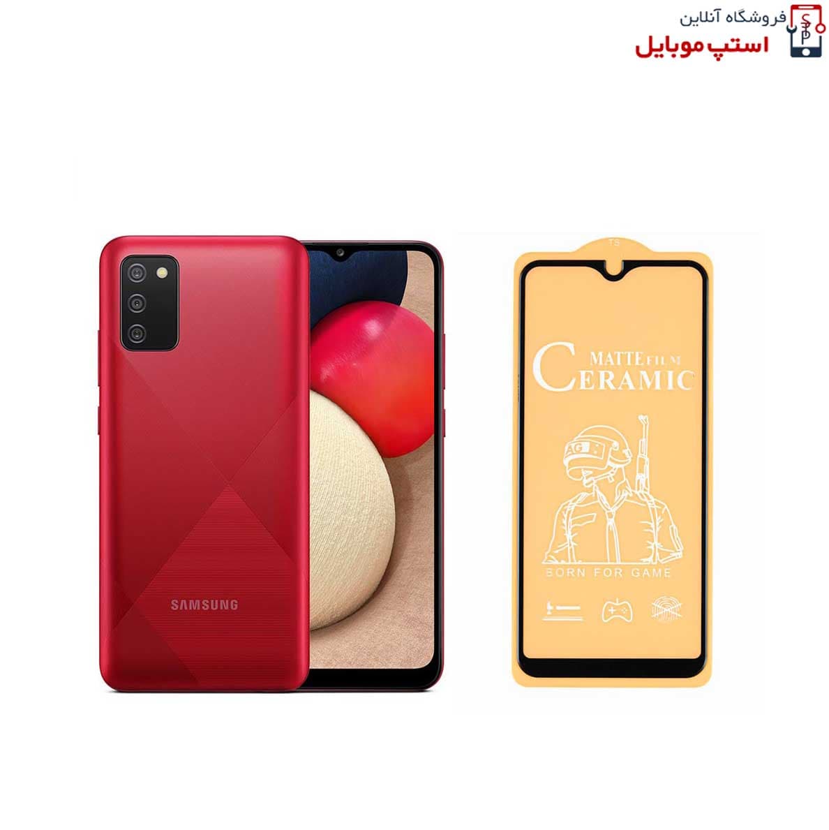 گلس سامسونگ GALAXY A03S مدل سرامیکی مات