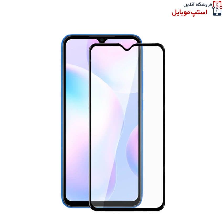 گلس شیائومی Redmi 13C مدل شیشه ای فول تمام صفحه