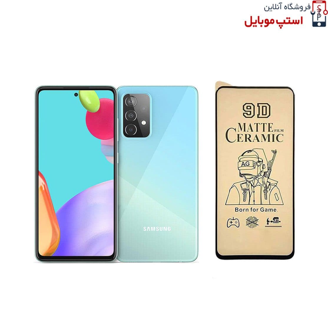 گلس سامسونگ GALAXY A52 مدل سرامیکی مات