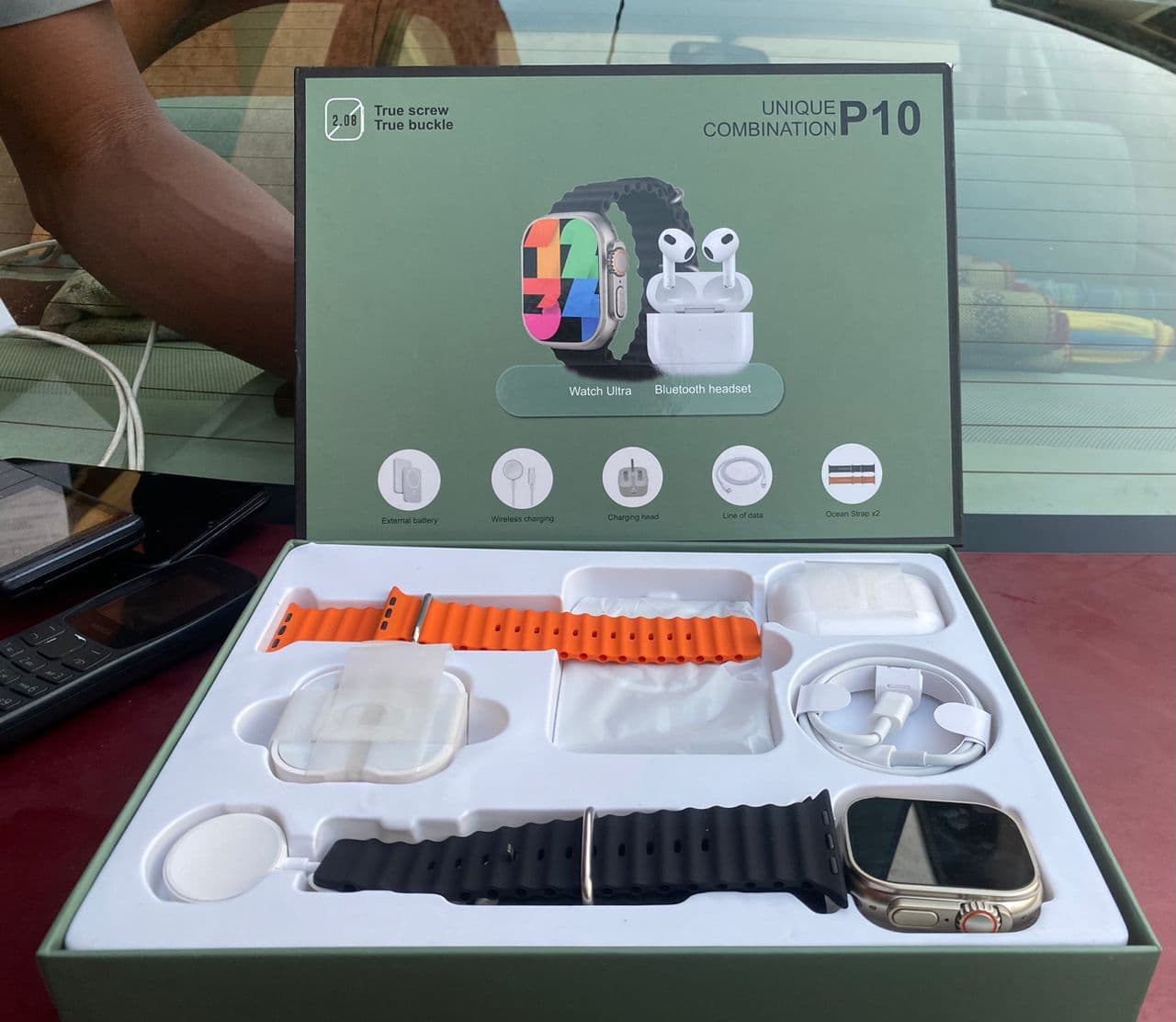 پک کامل ساعت هوشمند و ایرپاد مدل UNIQUE COMBINATION P10