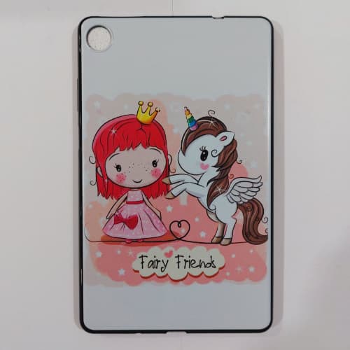 قاب طرح دار تبلت سامسونگ Tab A7 10.4 SM-T500 / T505 طرح اسب تک شاخ