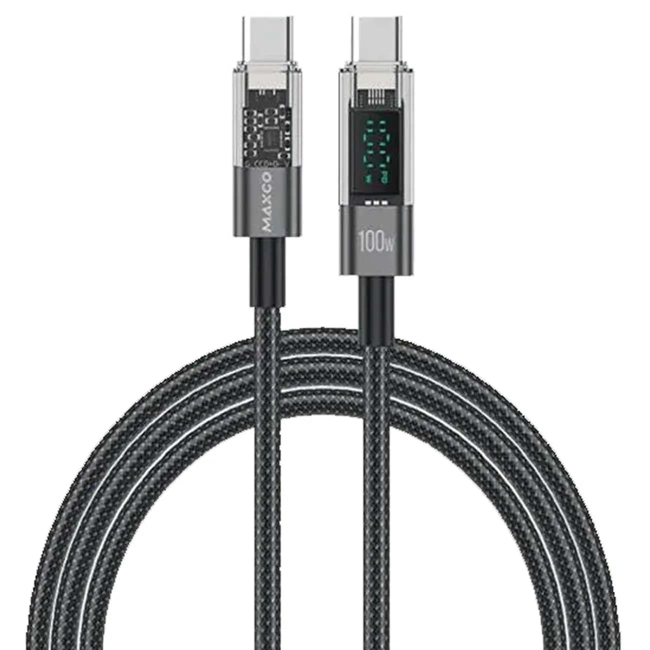 کابل سوپر فست شارژ دو سر تایپ سی 100 وات 2 متری مکسکو MS03CC