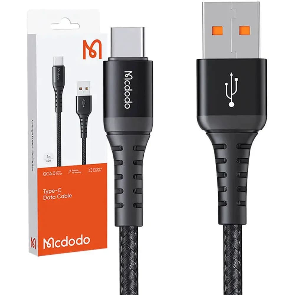 کابل شارژ سریع یواسبی به تایپسی 60 وات 3 آمپر 3 متری مک دودو CA-227