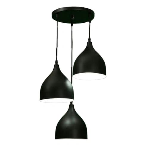 لوستر رایکا 3 شعله مدل شیپوری کوتاه کد ROS760