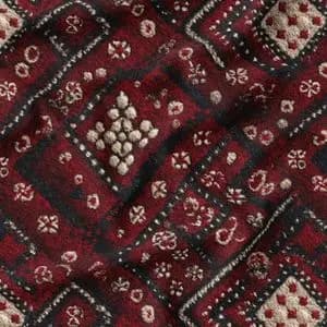 پارچه مخمل روبالشی پارچه باما طرح سه بعدی فرش ایرانی کد 5014624