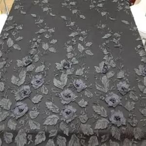 پارچه توری شکوفه دار 6