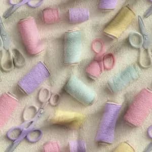 پارچه مخمل روبالشی پارچه باما طرح سه بعدی نخ و قیچی کد 5014042