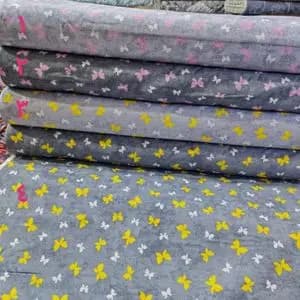 پارچه آشپزخانه طرح پتینه پروانه عرض 2 متر