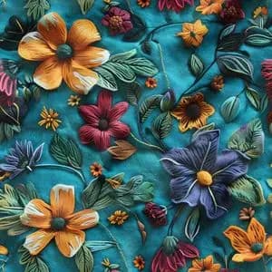 پارچه مخمل روتختی یک نفره پارچه باما طرح 5 بعدی گل لاکچری کد 5013558