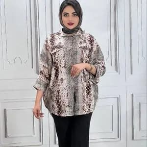 پانچ زنانه پوپلین مرمر