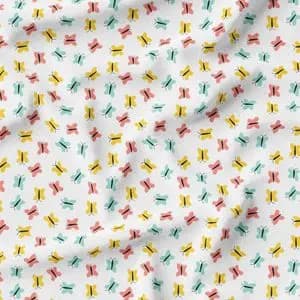 پارچه مخمل طرح گل و برگ کد 5012404