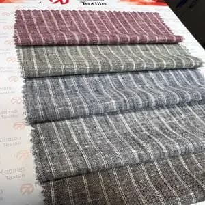 پارچه لینن راه راه