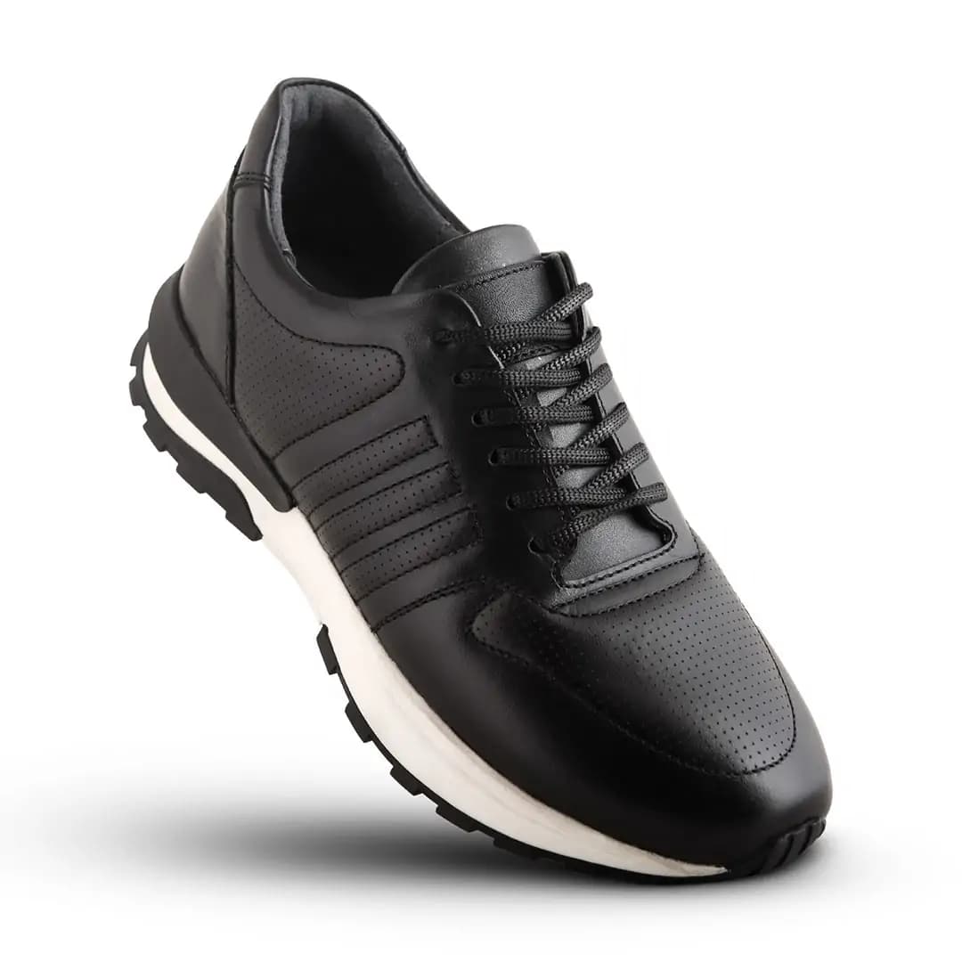 کفش روزمره زنانه چرم یلسان مدل لوندر کد 634-GN