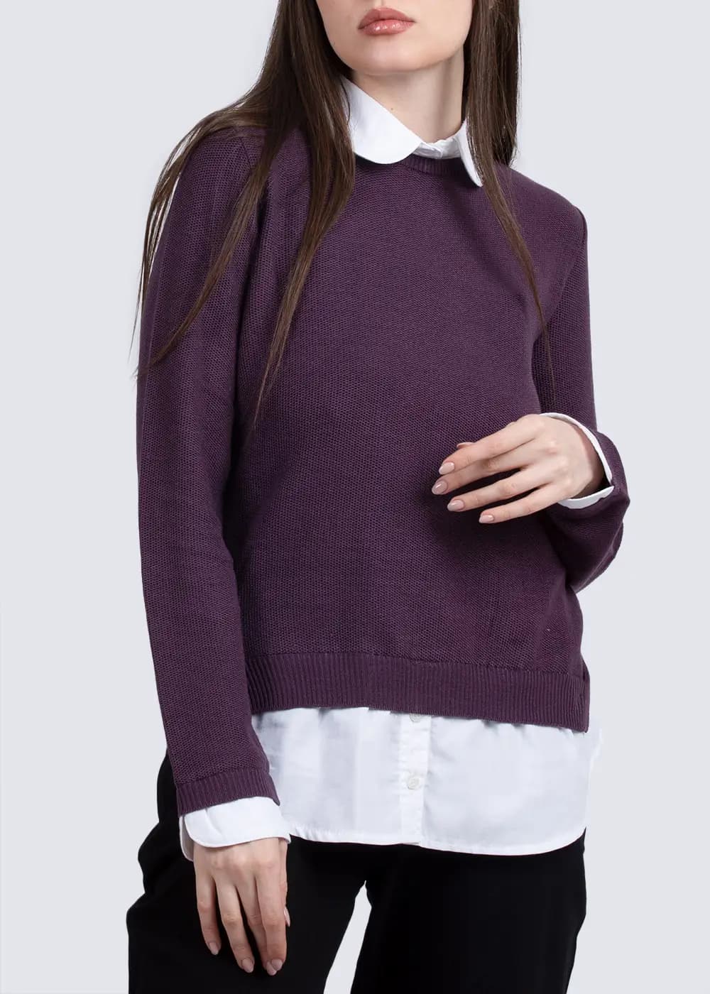 ست پلیور وشومیز زنانه روت