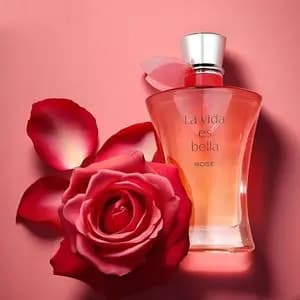 عطر بینظیر زنانه لانکوم لا ویه است بل ان رز فراگرنس ورد هولوگرام اورجینال