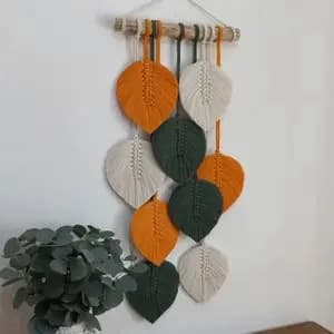 برگ مکرومه بافی دکوری مناسب هدیه