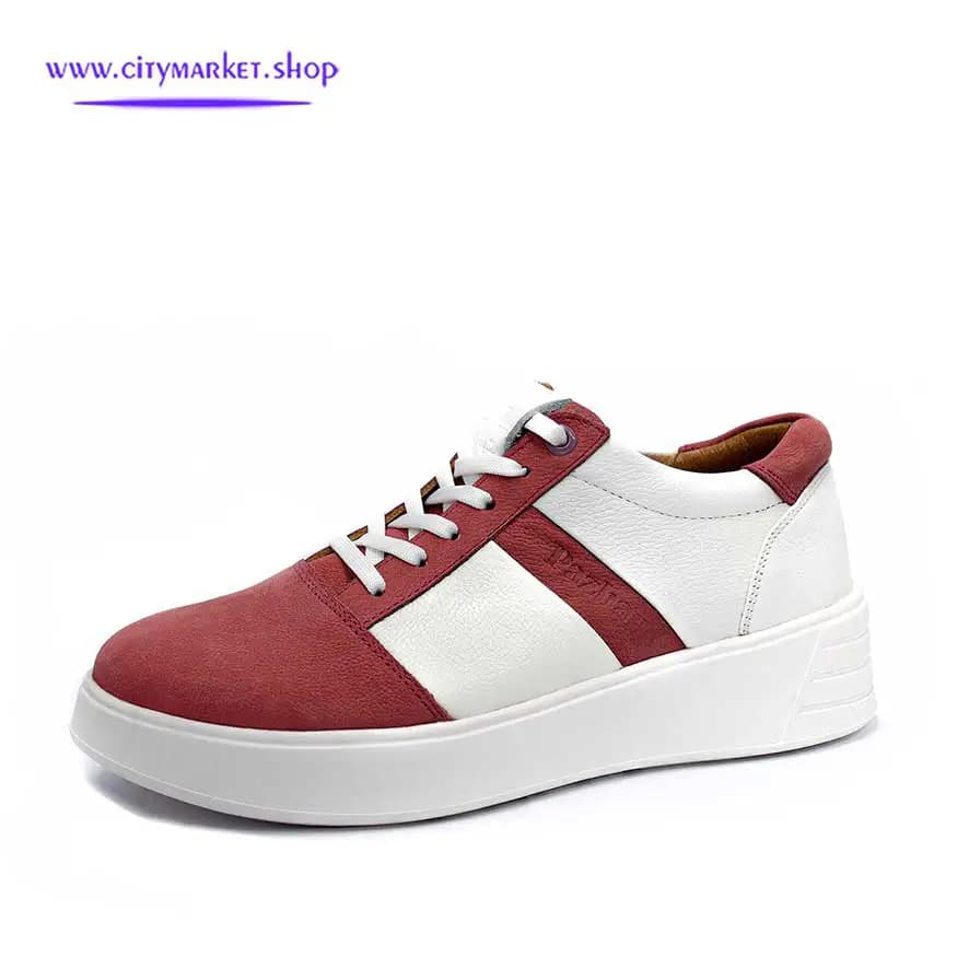 کفش اسپرت زنانه چرم فلور مدل GL077