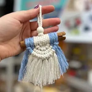 گیفت ماشین دارچین مکرومه بافی طرح سنتی