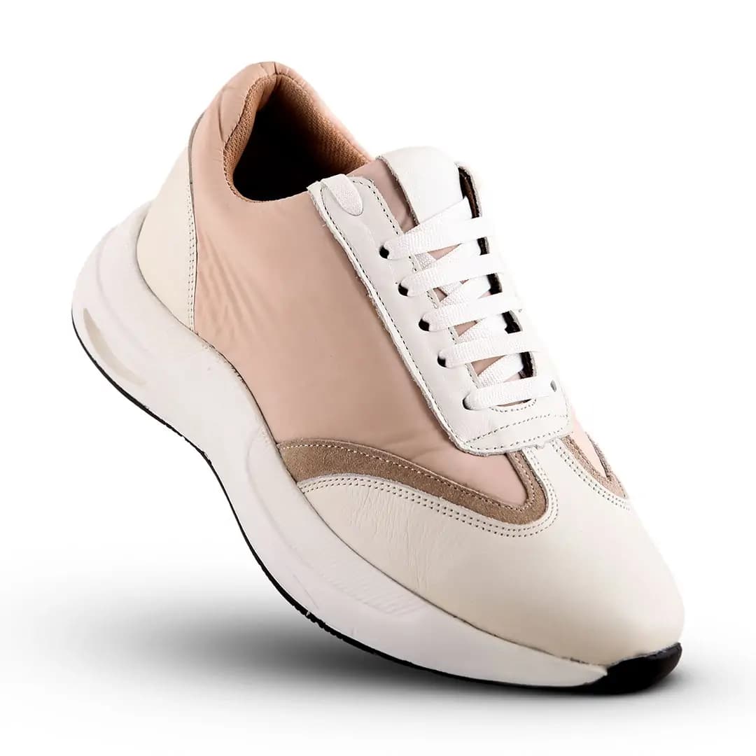 کفش روزمره زنانه چرم یلسان مدل زویا کد 672-GN