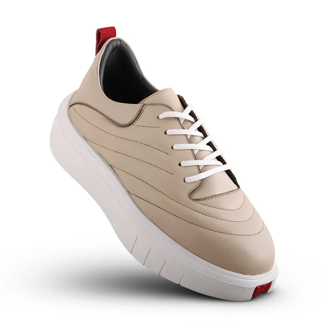 کفش روزمره زنانه چرم یلسان مدل روبی کد 676-GN