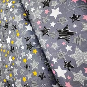 پارچه ملحفه طرح ستاره هاشور عرض 2 متر