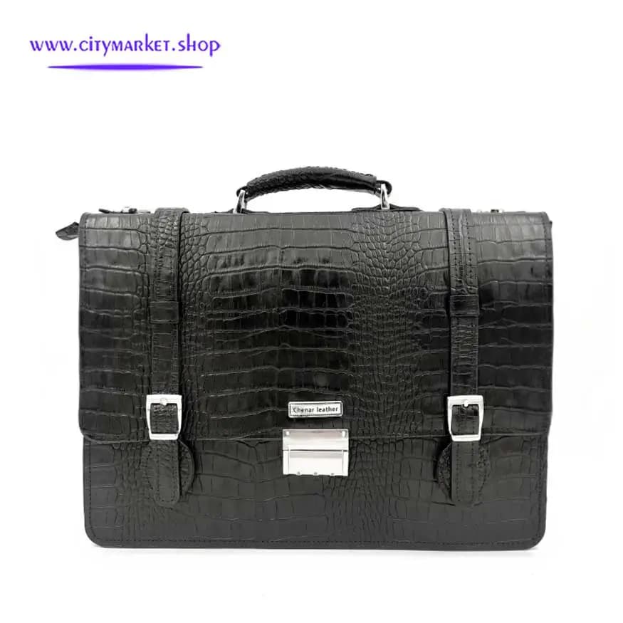 کیف مردانه اداری چرم مدل CB12
