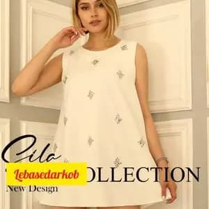 سارافون حلقه ای مجلسی کرپ مازراتی کد 07