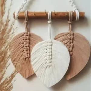 جاکلیدی مکرومه برگ طرح شادان