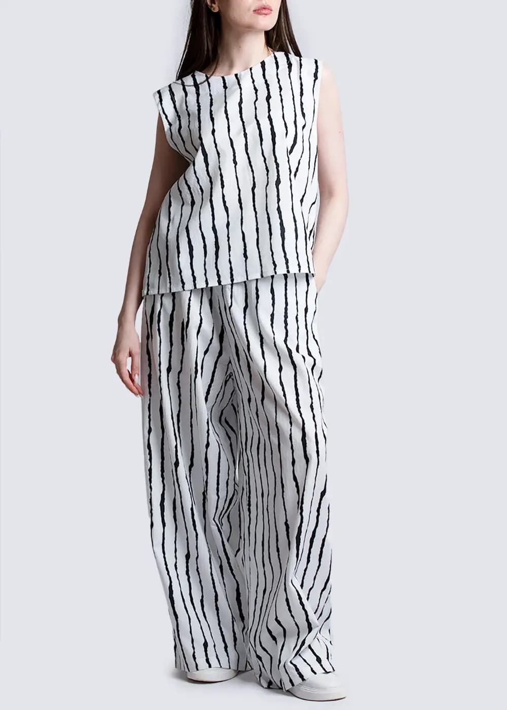 تاپ و شلوار زنانه موج