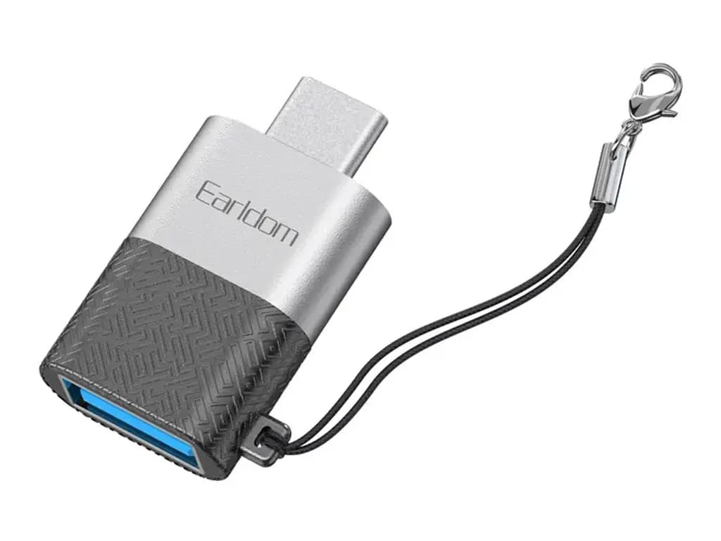 مبدل اوتیجی یو اس بی به تایپ سی ارلدام Earldom ET-OT72 OTG Type-C to USB