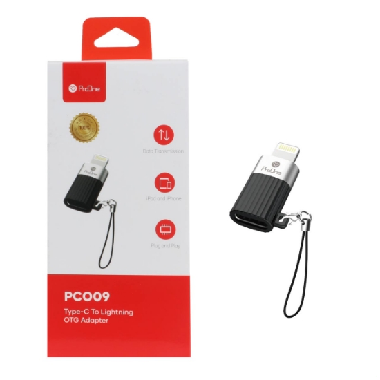 تبدیل OTG پرووان Lightning به USB-C مدل PC009