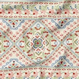 پارچه ملحفه مدل مخمل طرح سنتی کد 5012722