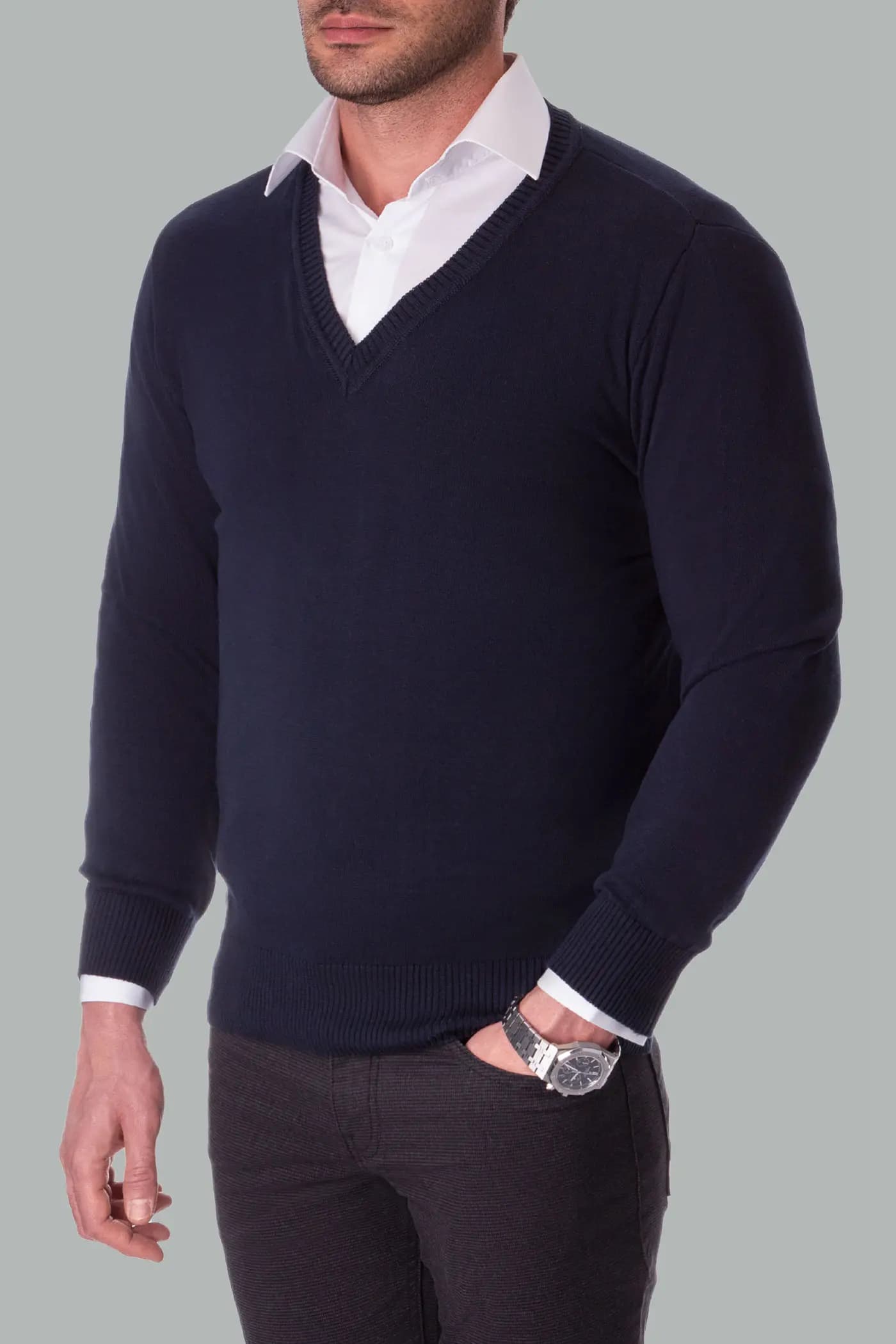 پلیور یقه هقت 300007