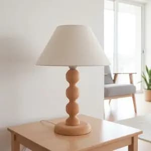 آباژور رومیزی چوبی مینیمال