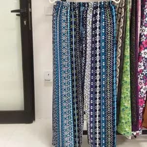 شلوار نخی طرحدار زنانه sh23e